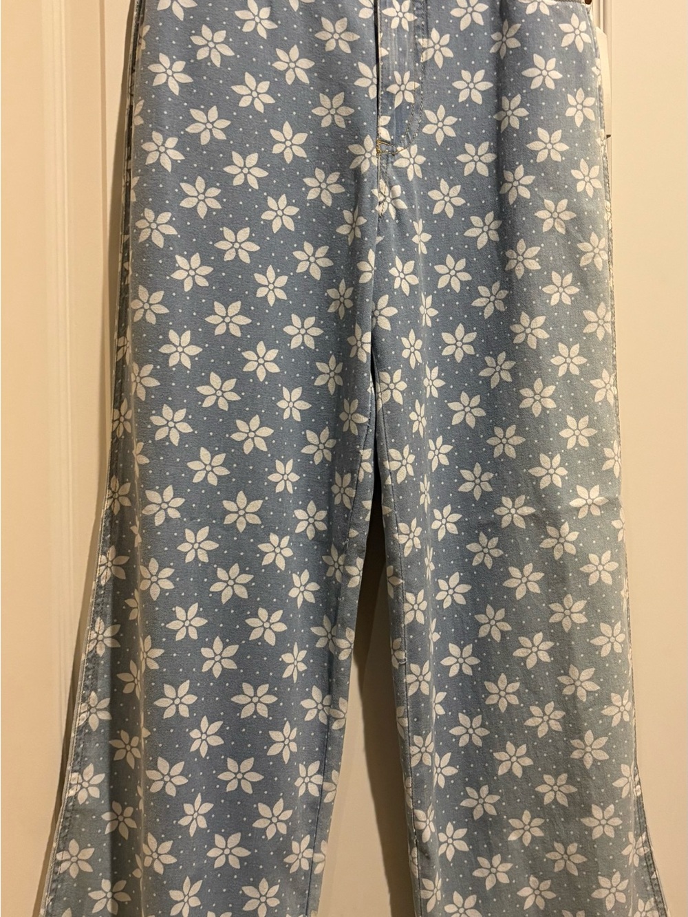 Billabong X Wrangler Women’s High Rise Perfect Pair Floral Print Straight Crop - Picture 5 of 7